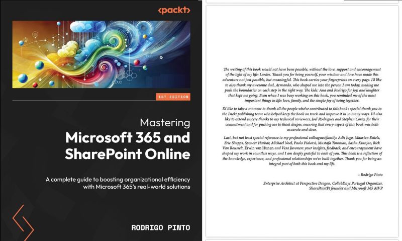 Mastering Microsoft 365 and SharePoint Online