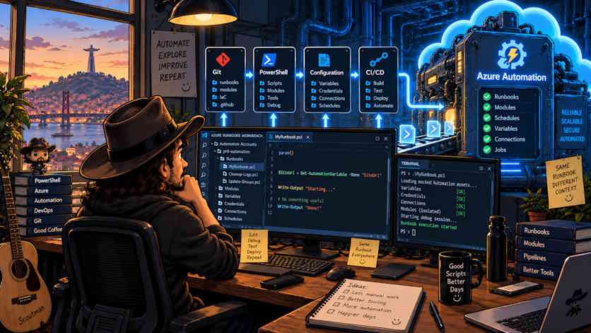 ⚜️ Azure Automation Is a Runtime, Not a Development Environment